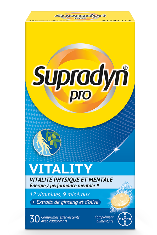 Supradyn<sup>®</sup> pro Vitality Comprimés effervescents